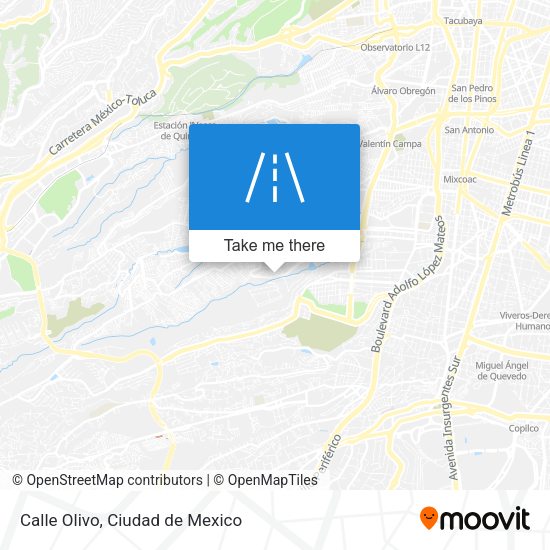Mapa de Calle Olivo
