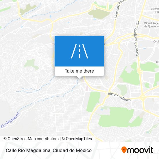 Calle Río Magdalena map