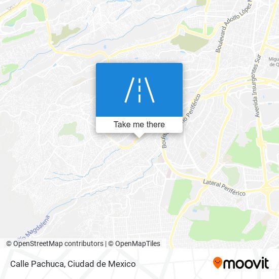 Mapa de Calle Pachuca