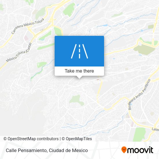 Calle Pensamiento map