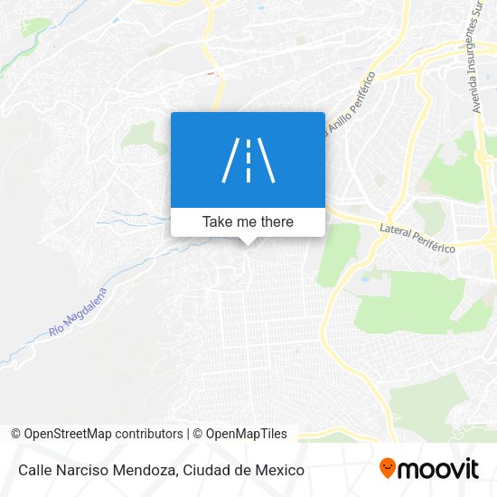 Mapa de Calle Narciso Mendoza