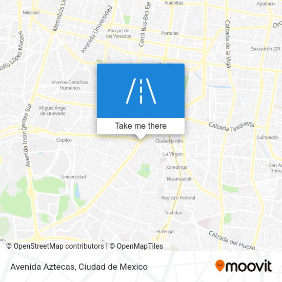 Mapa de Avenida Aztecas