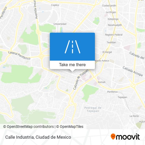 Mapa de Calle Industria