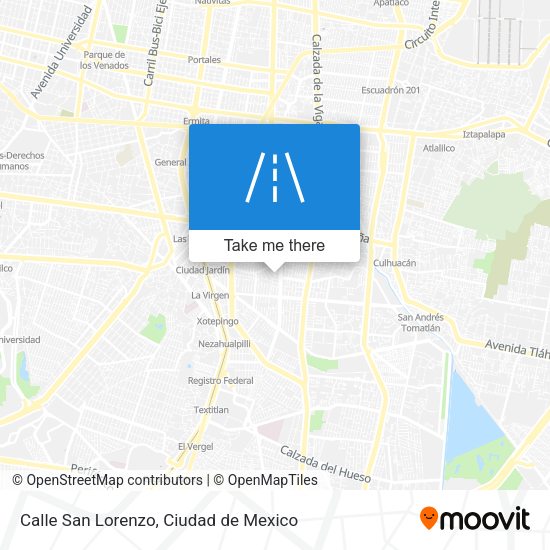 Calle San Lorenzo map