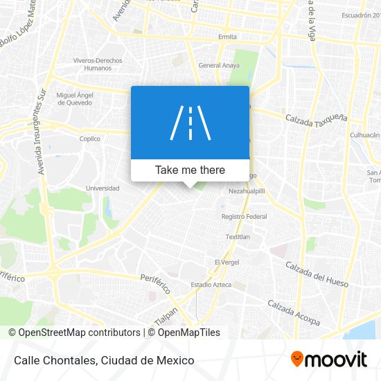 Mapa de Calle Chontales