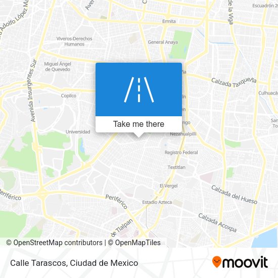 Calle Tarascos map