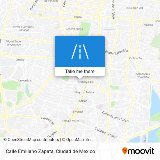 Calle Emiliano Zapata map