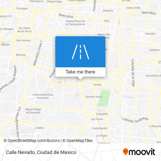 Calle Nevado map