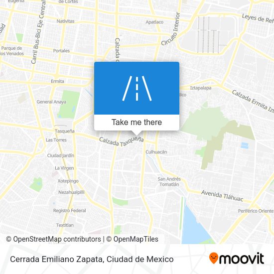 Cerrada Emiliano Zapata map
