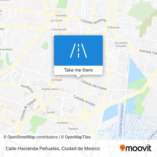 Calle Hacienda Peñuelas map