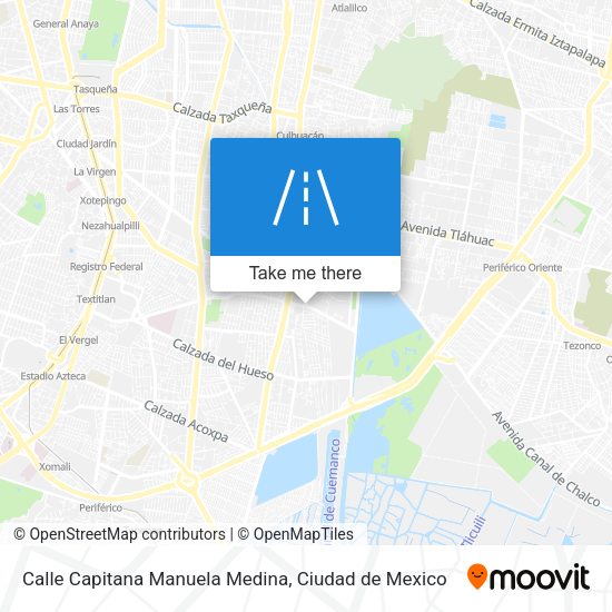 Mapa de Calle Capitana Manuela Medina