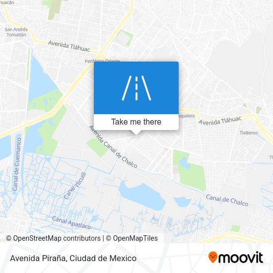 Avenida Piraña map