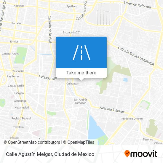 Mapa de Calle Agustín Melgar