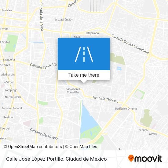 Calle José López Portillo map