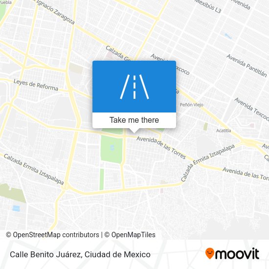 Mapa de Calle Benito Juárez