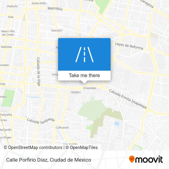 Mapa de Calle Porfirio Díaz