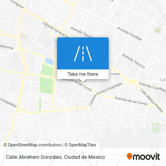 Mapa de Calle Abraham González