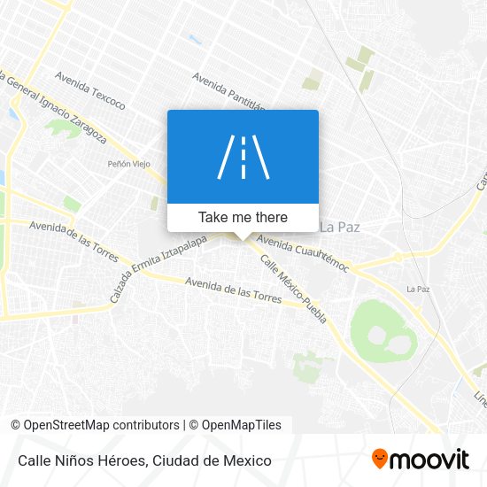 Calle Niños Héroes map