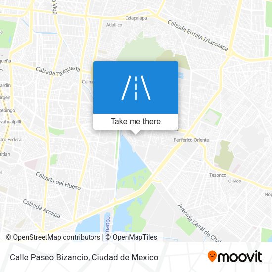 Calle Paseo Bizancio map