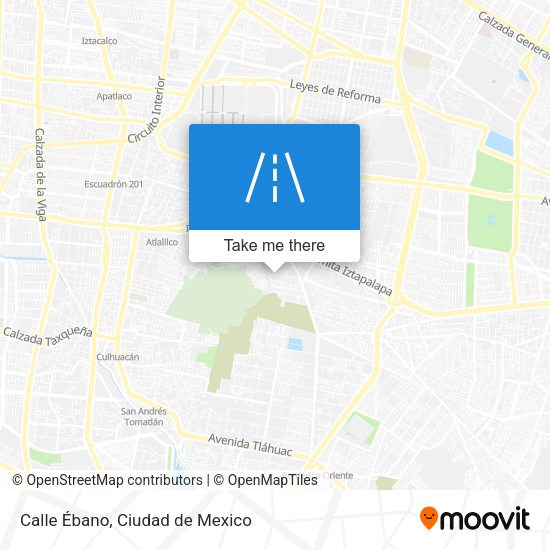 Calle Ébano map