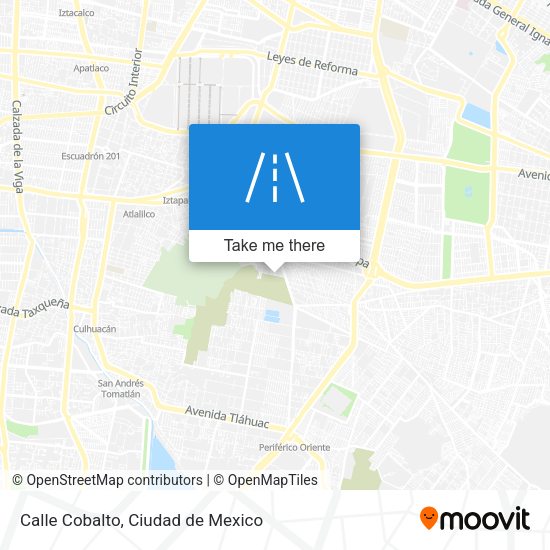 Calle Cobalto map