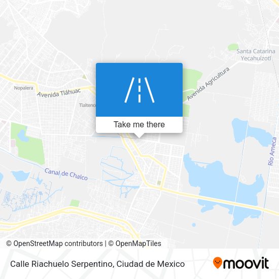 Calle Riachuelo Serpentino map