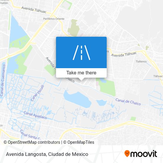 Mapa de Avenida Langosta
