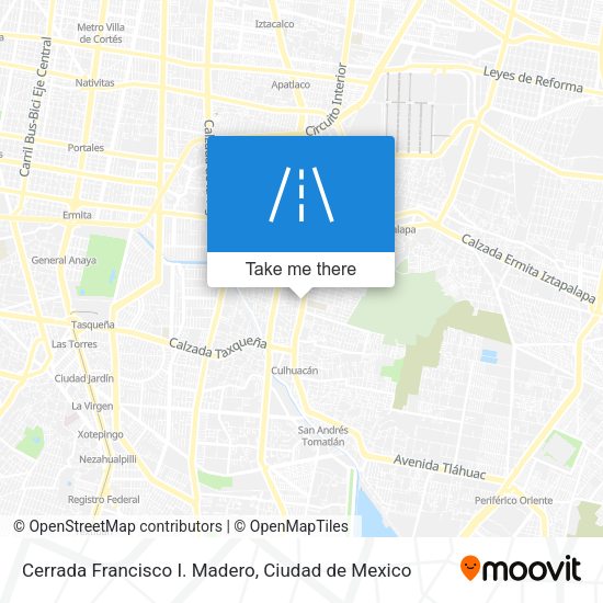 Cerrada Francisco I. Madero map