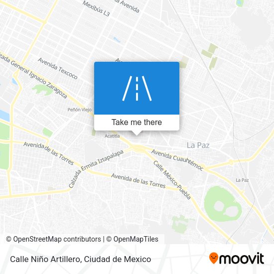 Calle Niño Artillero map