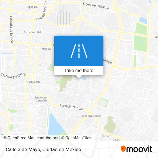Mapa de Calle 3 de Mayo