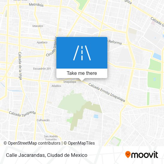 Calle Jacarandas map