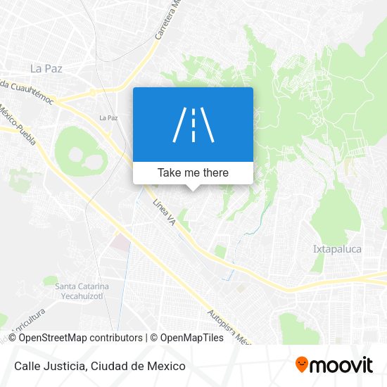 Calle Justicia map