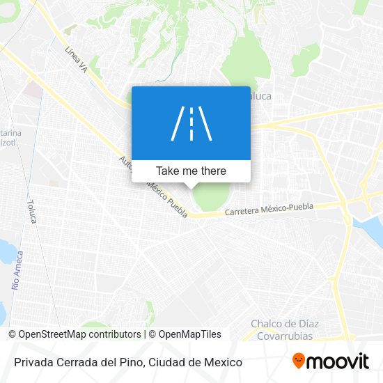 Mapa de Privada Cerrada del Pino