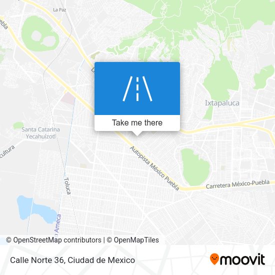 Mapa de Calle Norte 36