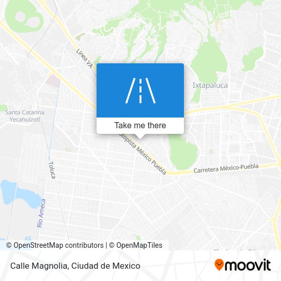 Calle Magnolia map
