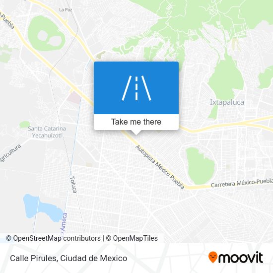 Calle Pirules map