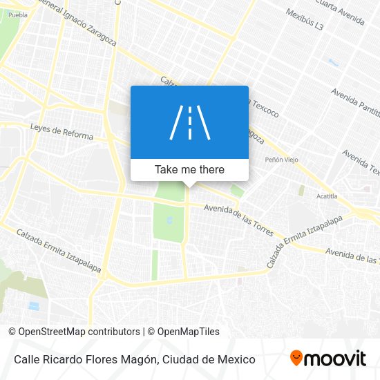 Mapa de Calle Ricardo Flores Magón