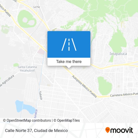 Mapa de Calle Norte 37