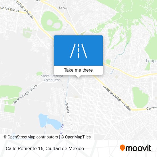 Calle Poniente 16 map
