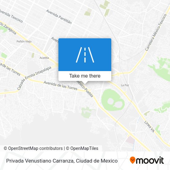 Mapa de Privada Venustiano Carranza