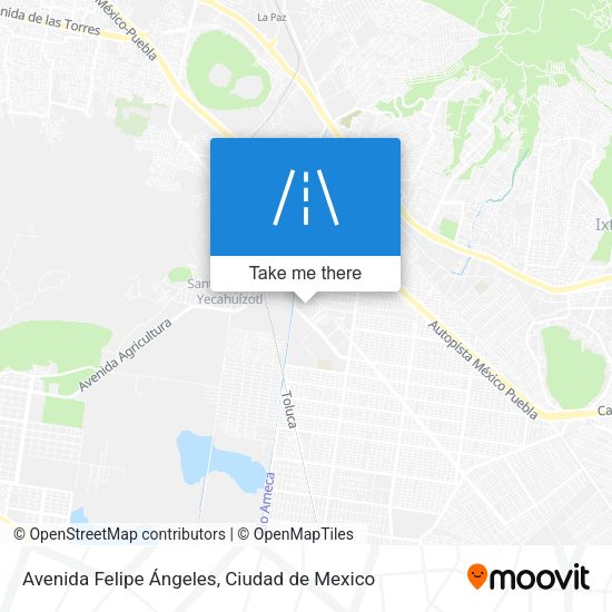 Mapa de Avenida Felipe Ángeles