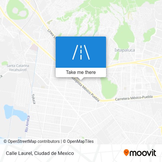 Calle Laurel map