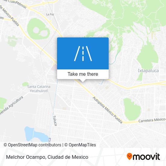 Melchor Ocampo map