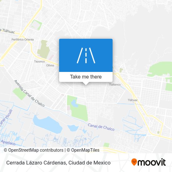 Cerrada Lázaro Cárdenas map