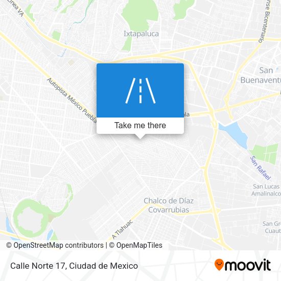 Calle Norte 17 map