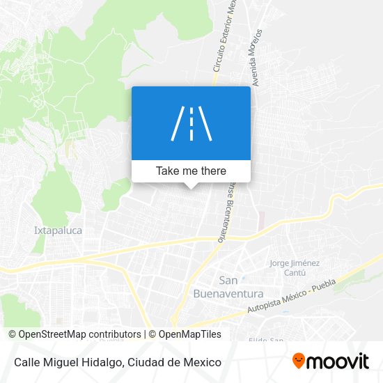 Calle Miguel Hidalgo map