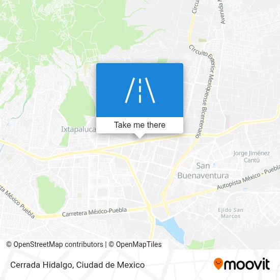 Cerrada Hidalgo map