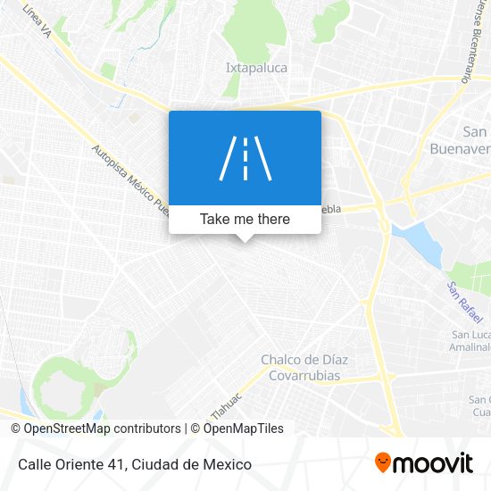 Calle Oriente 41 map