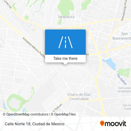 Calle Norte 18 map