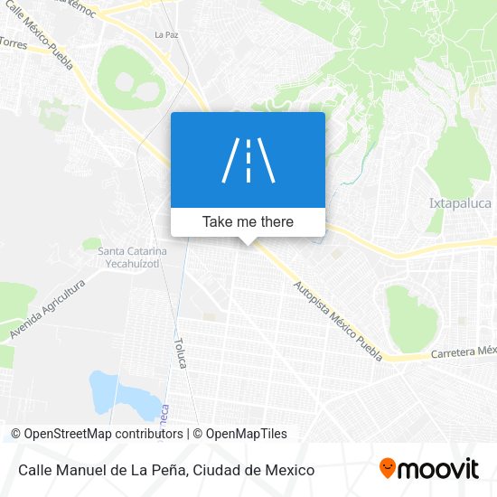 Mapa de Calle Manuel de La Peña